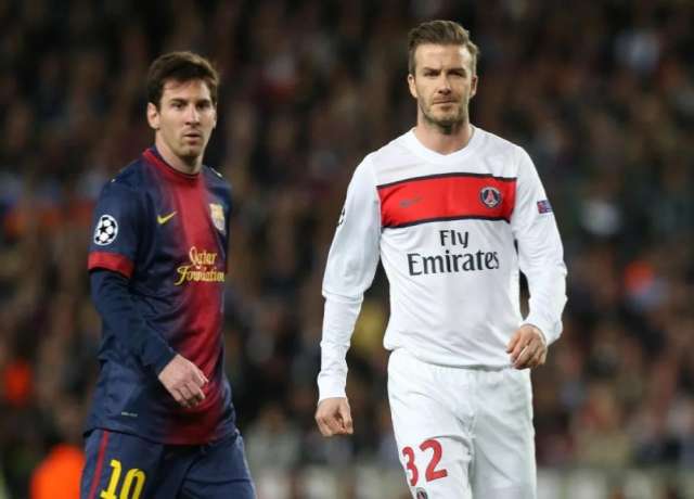 Lionel Messi And David Beckham