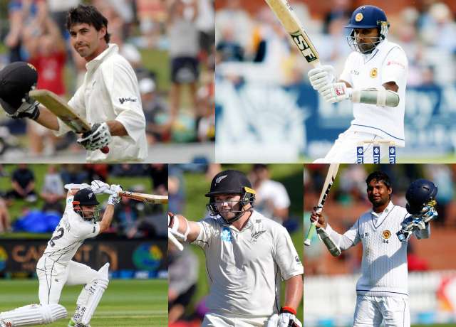 Top 5 highest Run Scorers In New Zealand Vs Sri Lanka Tests