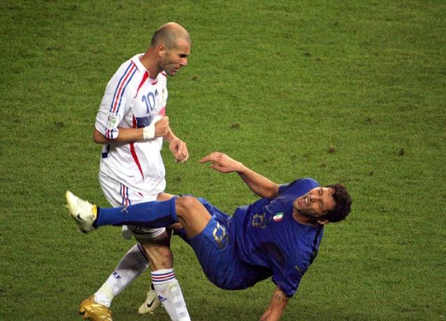 zinedine zidane headbutt