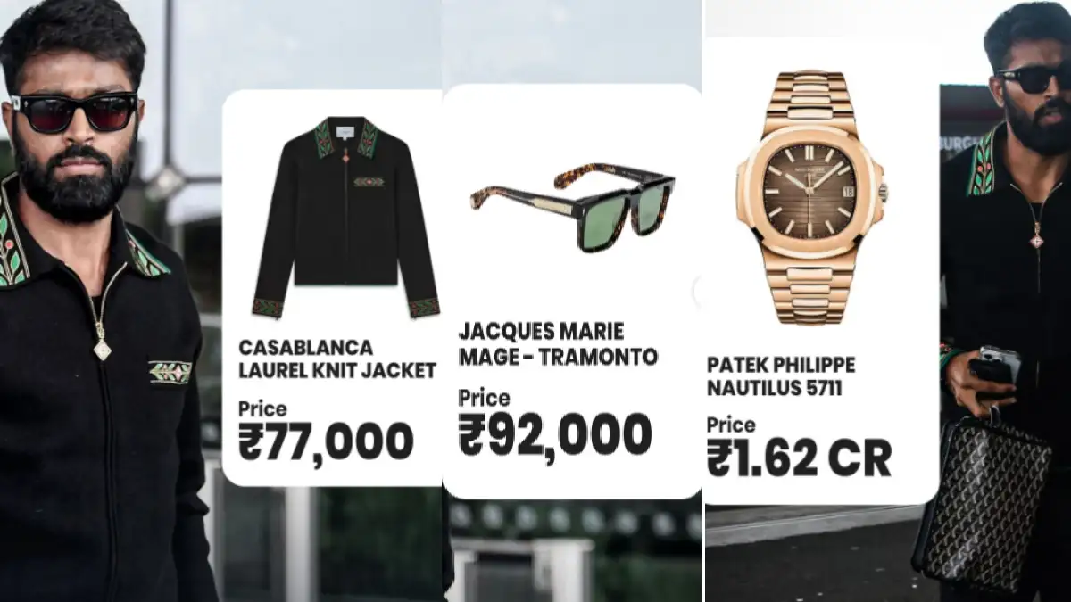 Hardik Pandya outfit Million-dollar swag, Check price