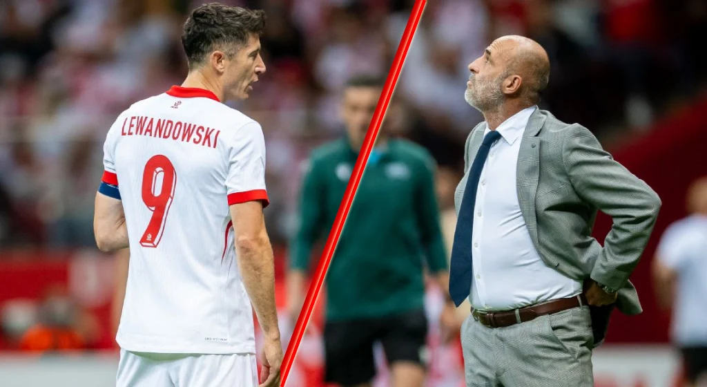 Michał Probierz and Robert Lewandowski