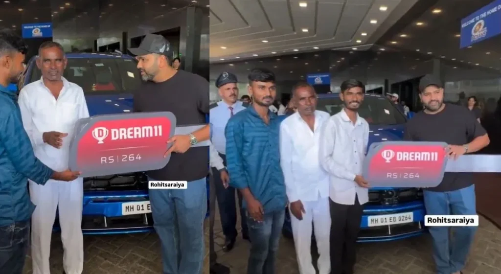 Rohit Sharma’s Shocking Giveaway: Lamborghini Goes to Lucky Fan