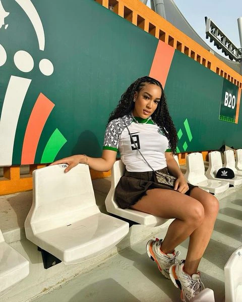 Victor Osimhen with Stefanie Kim Ladewig